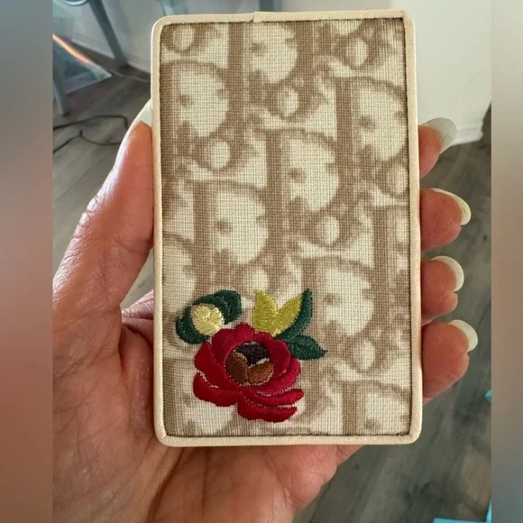**SOLD** Dior Flower Trotter Card case with COA - Picture 2 of 11